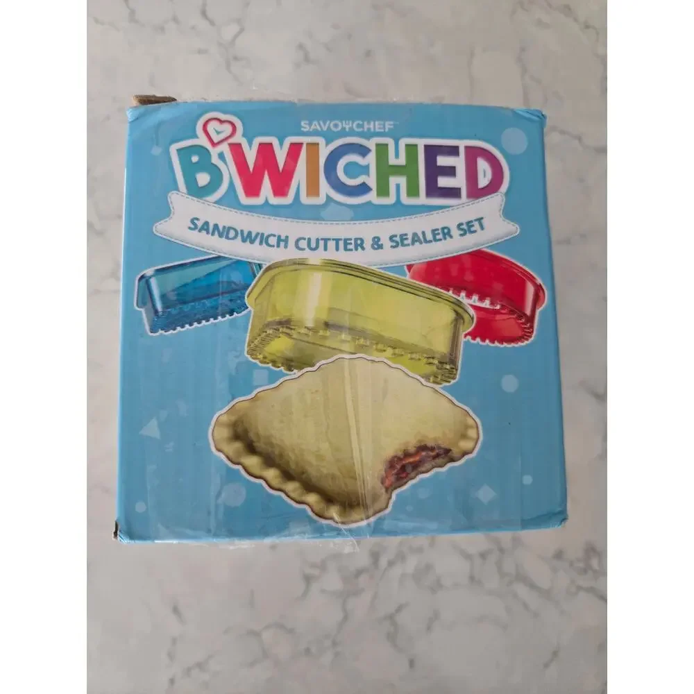 Savoychef Sandwich Cutter and Sealer - Red/Yellow/Blue